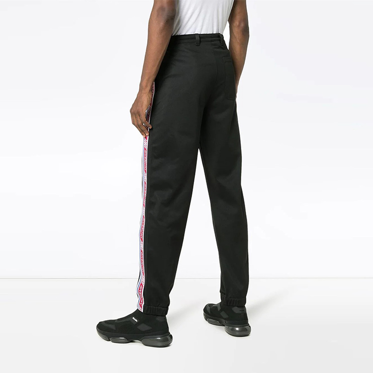 GIVENCHY Black Side Stripe Casual Pants - Black BM506J300B-001 圖 5