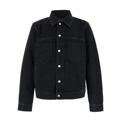 Givenchy Black Single-Breasted Long Sleeve Fitted Jacket BM01515YB1-001