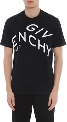 ジバンシィ ブラック スリムフィット ロゴ刺繍 Tシャツ BM70YC3002-004 Purchase ジバンシィ ブラック スリムフィット ロゴ刺繍 Tシャツ BM70YC3002-004