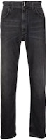 GIVENCHY Black Slim Fit Straight-Leg Mid-Waist Jeans BM50ST50BJ-001 GIVENCHY Black Slim Fit Straight-Leg Mid-Waist Jeans BM50ST50BJ-001