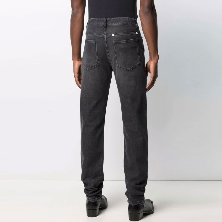 Purchase GIVENCHY Jeans Hitam Slim Fit Mid-Waist Straight-Leg BM50ST50BJ-001