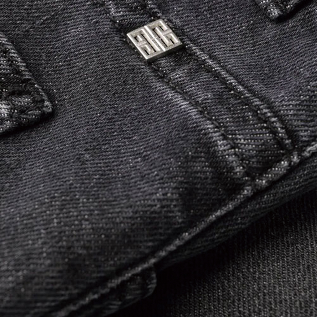 Sizing GIVENCHY Jeans Hitam Slim Fit Mid-Waist Straight-Leg BM50ST50BJ-001