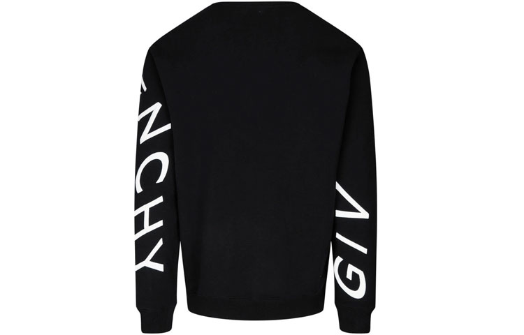 Lookbook Givenchy 黑色純色套頭衛衣 BMJ07H30AF-004