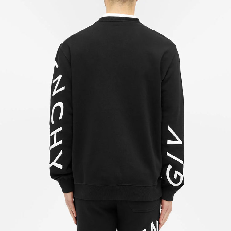 Details for Givenchy 黑色純色套頭衛衣 BMJ07H30AF-004