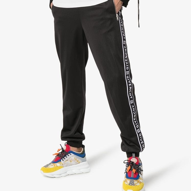 Lookbook 紀梵希 黑色抽繩側口袋運動長褲 BM5095300B001