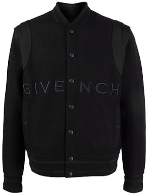 ジバンシィ ブラック ロゴプリント ボンバージャケット BM00R6-4Y82 Buy ジバンシィ ブラック ロゴプリント ボンバージャケット BM00R6-4Y82