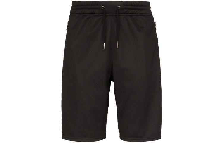 GIVENCHY Black Solid Logo Sports Casual Shorts BM50HS300B-001