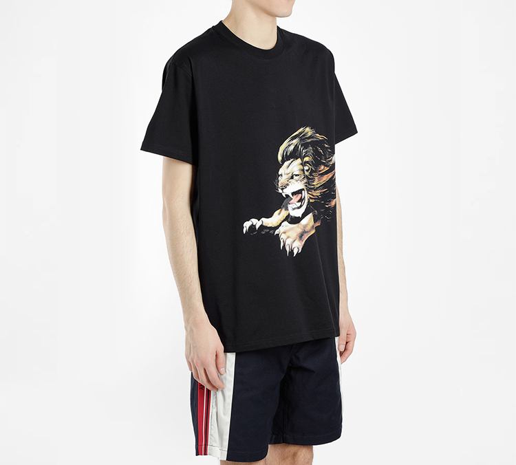 Details for Camiseta NEGRA GIVENCHY con Estampado de León BM70ED3002-001