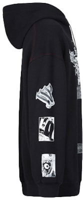 ジバンシィ ブラック テックプリント ロゴ フーディー BMJ09L305B-001 Purchase ジバンシィ ブラック テックプリント ロゴ フーディー BMJ09L305B-001