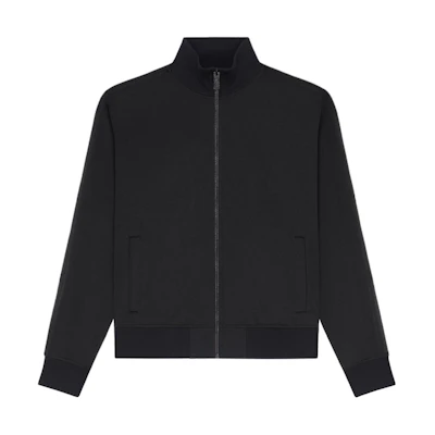 Givenchy Black Tracksuit Jacket with Rhinestones and Zipper Closure BM30E23YJF-001