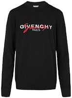 GIVENCHY Black Wool Crewneck Knit Sweater BM90B1404X-009 GIVENCHY Black Wool Crewneck Knit Sweater BM90B1404X-009