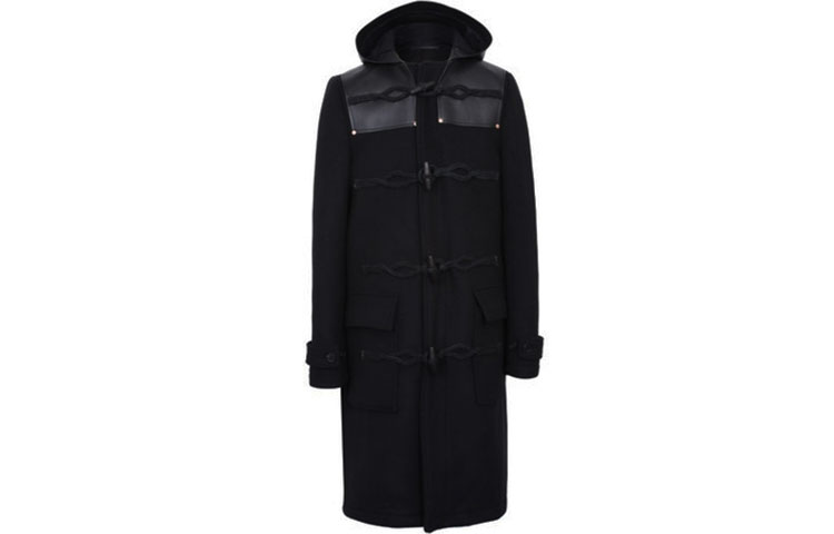 Givenchy Black Wool Duffle Coat with Hood 16W0080047-001 圖 2