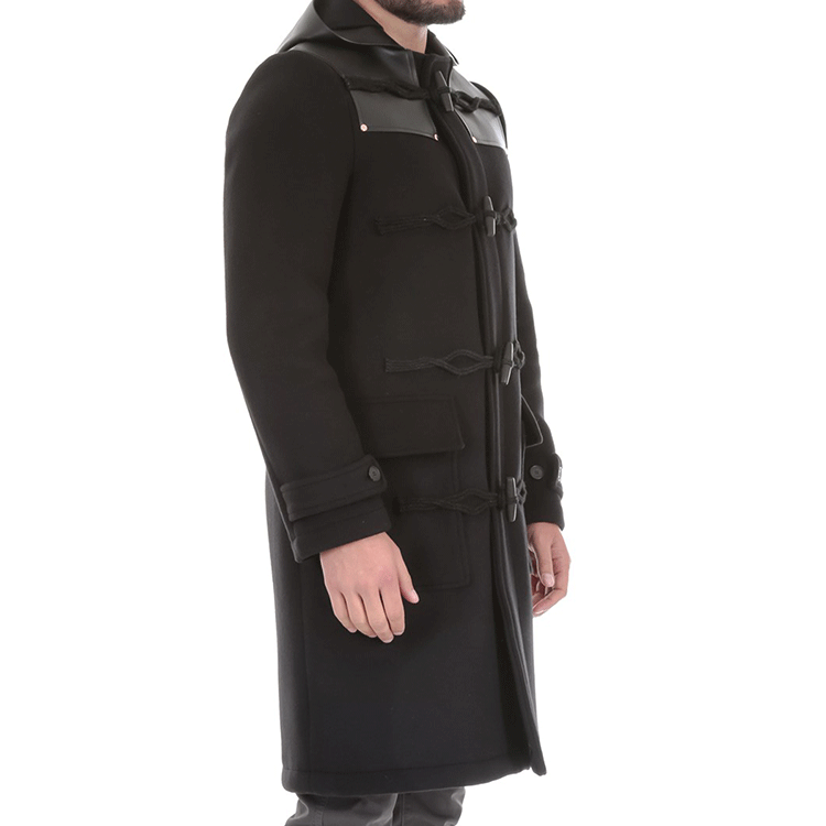 Givenchy Black Wool Duffle Coat with Hood 16W0080047-001 圖 6