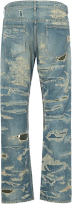 GIVENCHY Jeans Denim Kasual Biru Distressed dengan Ritsleting BM50VH5Y1B-420 Lookbook GIVENCHY Jeans Denim Kasual Biru Distressed dengan Ritsleting BM50VH5Y1B-420