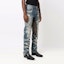 Cheap GIVENCHY Jeans Denim Kasual Biru Distressed dengan Ritsleting BM50VH5Y1B-420