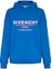 Order Givenchy Blue Hoodie with Letter Logo Print Long Sleeves BMJ05430AF-426