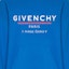 Sizing Givenchy Blue Hoodie with Letter Logo Print Long Sleeves BMJ05430AF-426