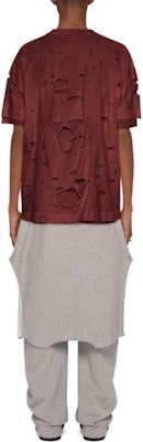 지방시 브라운 레터 프린트 디스트레스드 크루넥 반팔 티셔츠. BM71G13YGT-601 Shop 지방시 브라운 레터 프린트 디스트레스드 크루넥 반팔 티셔츠. BM71G13YGT-601