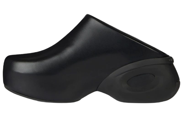 Givenchy Calfskin Grain Heel Fashion Slides 'Black'