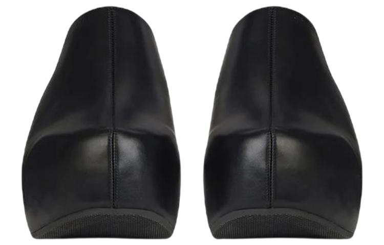 Givenchy Calfskin Grain Heel Fashion Slides 'Black' 圖 2