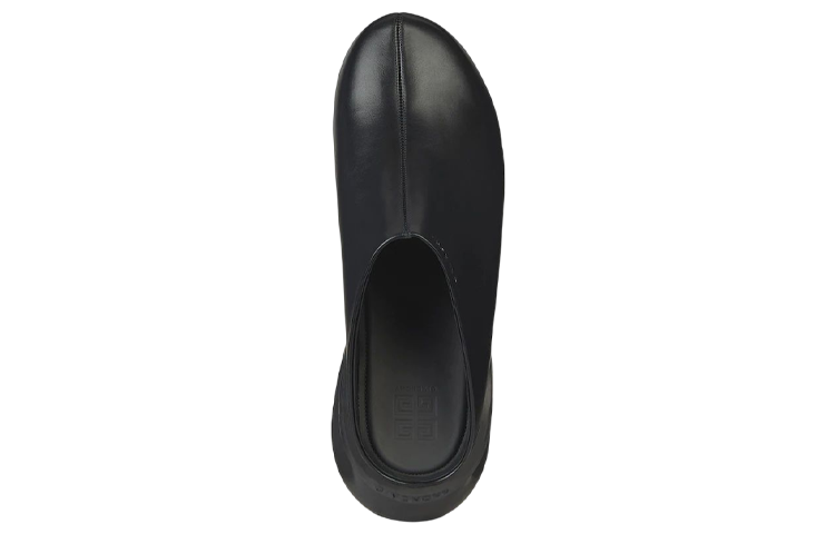 Givenchy Calfskin Grain Heel Fashion Slides 'Black' 圖 4