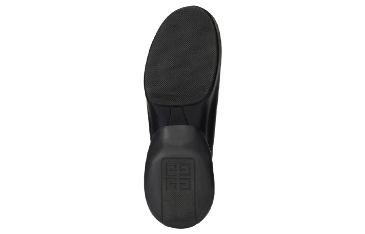 Givenchy Calfskin Grain Heel Fashion Slides 'Black' 圖 5