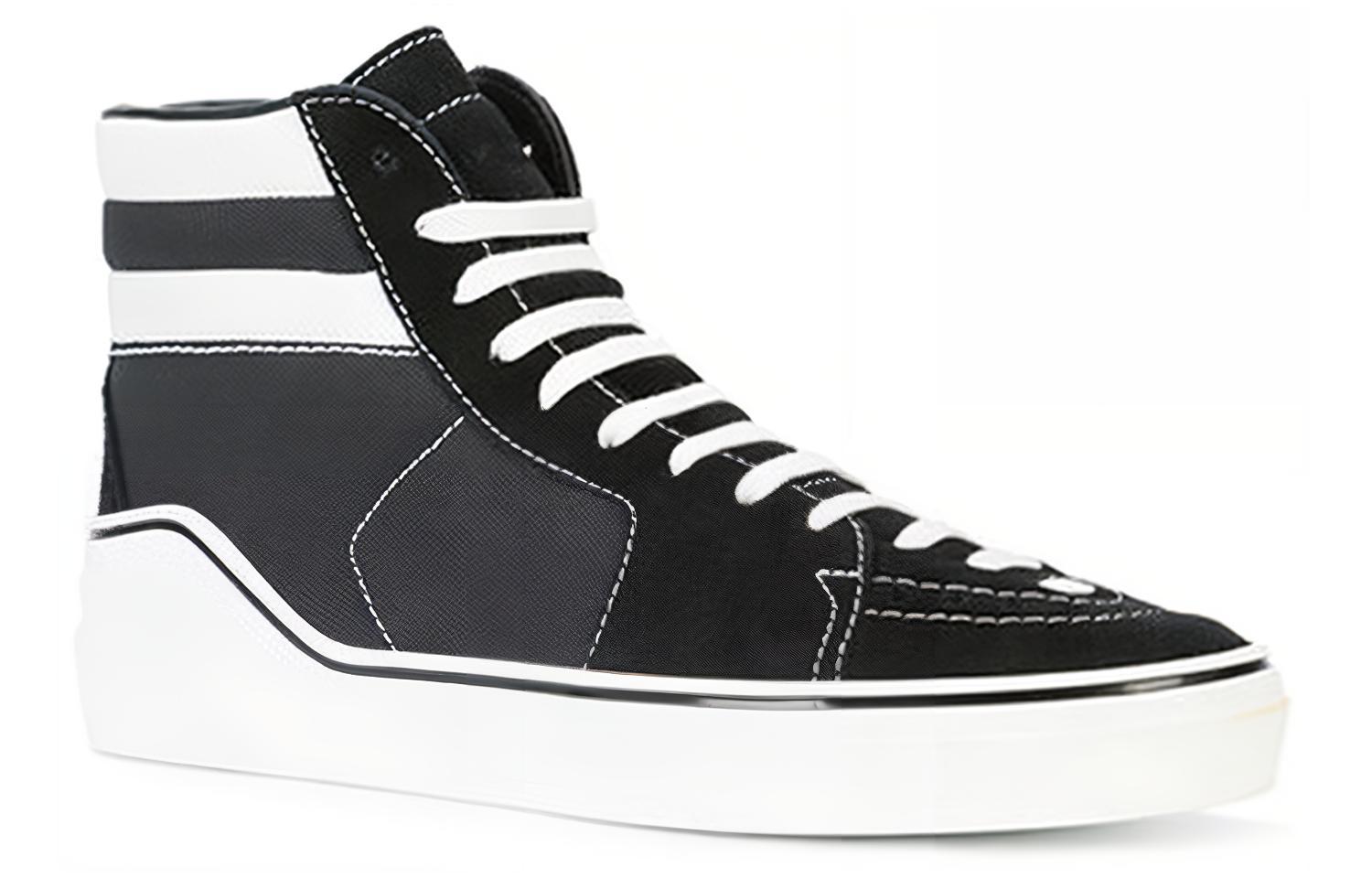 Givenchy Canvas High-Top 'Black White' 圖 2