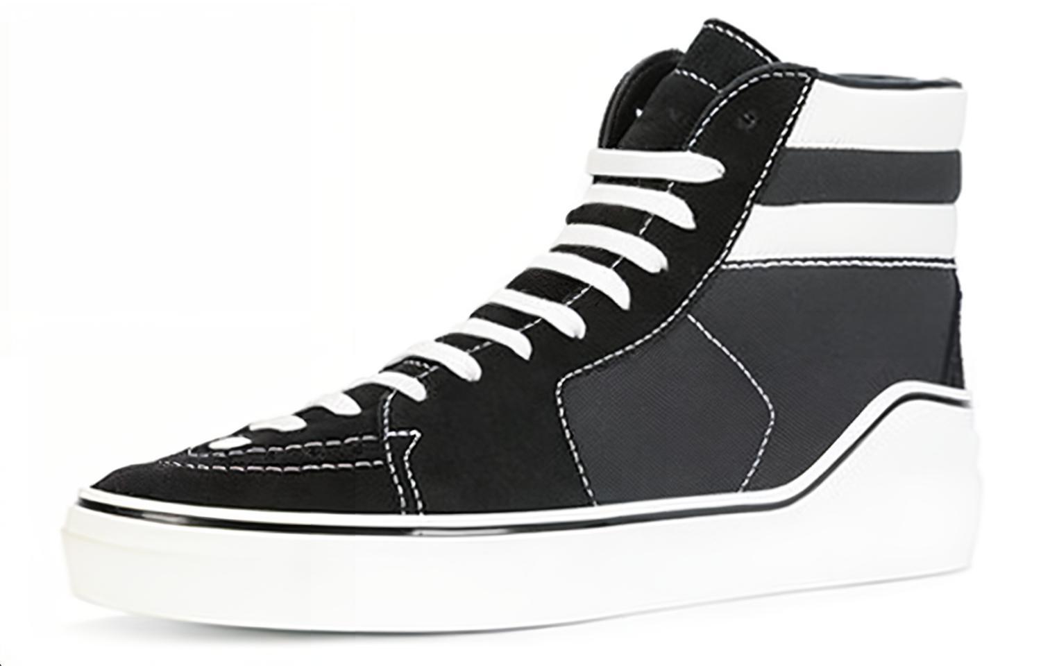 Givenchy Canvas High-Top 'Black White' 圖 4