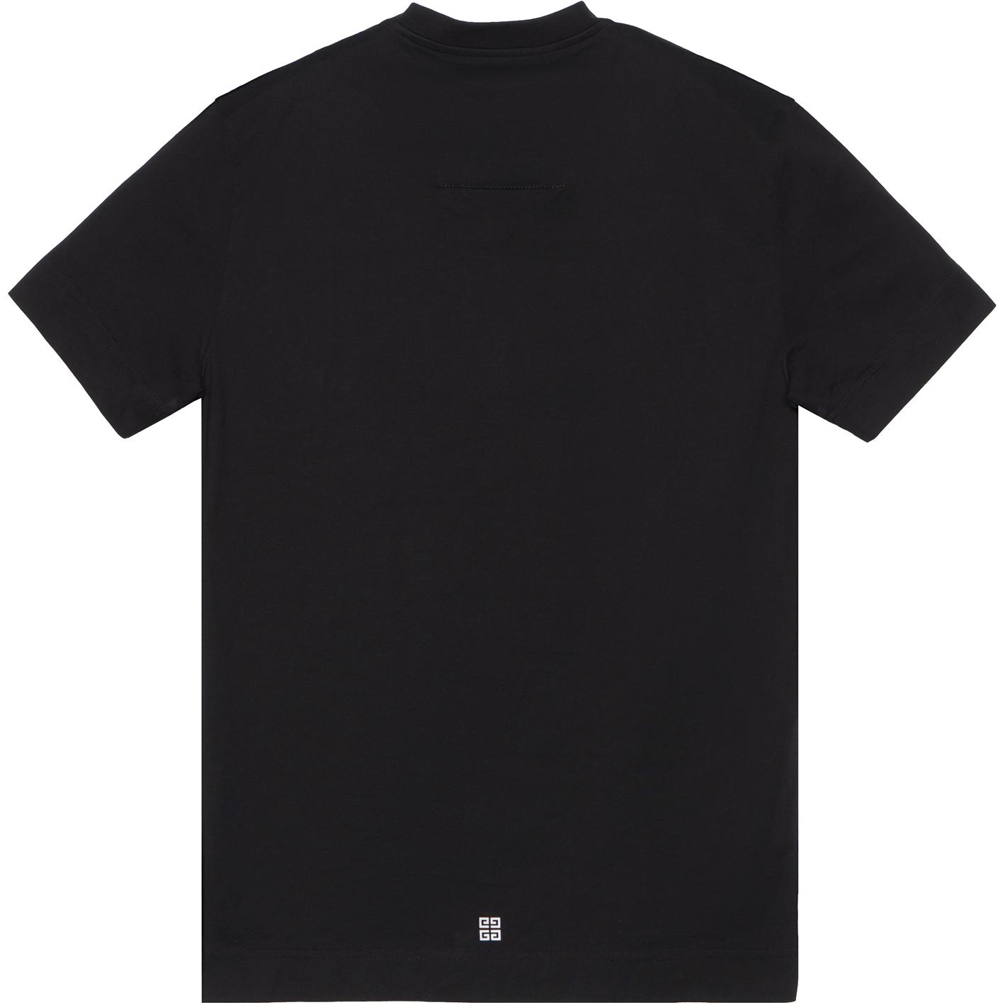 GIVENCHY Cartoon Logo Graphic Print Regular T-Shirt Black  Fashion Tee BM716G3YBM-001 圖 3