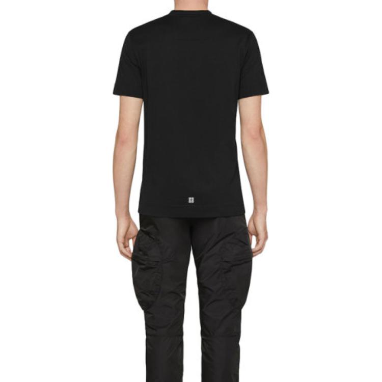 GIVENCHY Cartoon Logo Graphic Print Regular T-Shirt Black  Fashion Tee BM716G3YBM-001 圖 5
