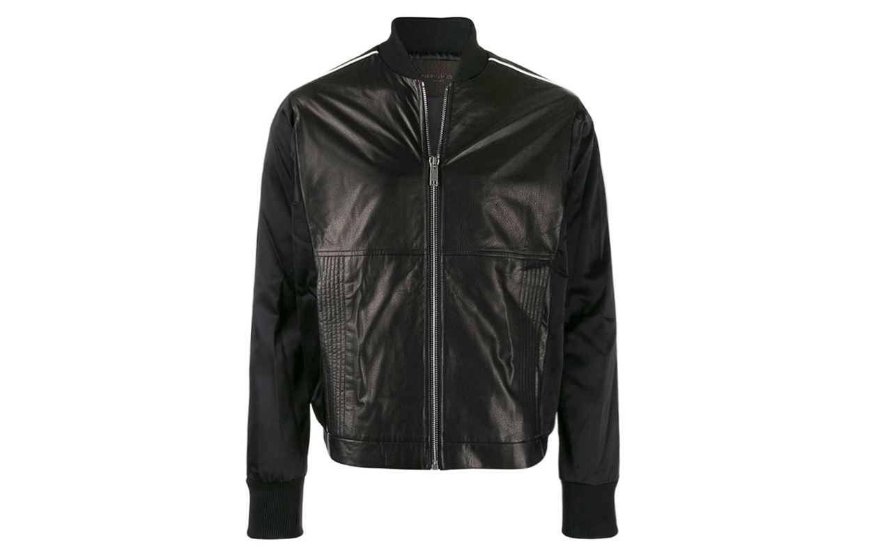 Givenchy Casual Black Long-Sleeve Stand Collar Jacket BM00AE60J9-001