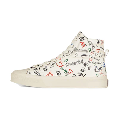 Givenchy City High 'White Scribbled'