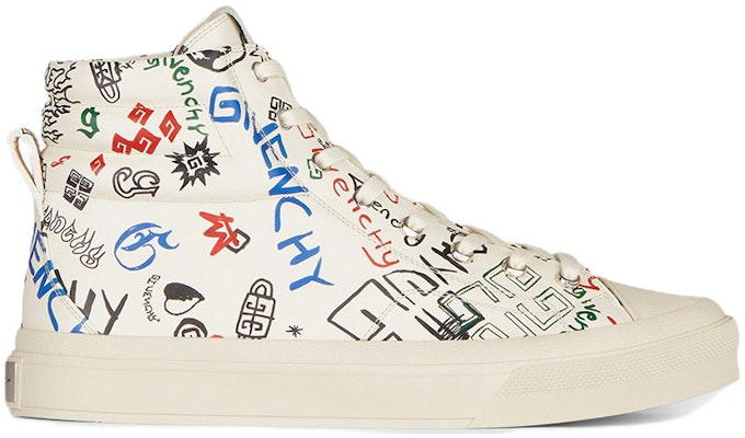 지방시 시티 하이 '화이트 스크리블' (Givenchy City High '화이트 스크리블') BH005LH19F-960 Order 지방시 시티 하이 '화이트 스크리블' (Givenchy City High '화이트 스크리블') BH005LH19F-960