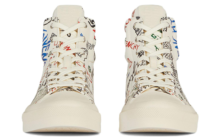 Shop 지방시 시티 하이 '화이트 스크리블' (Givenchy City High '화이트 스크리블') BH005LH19F-960