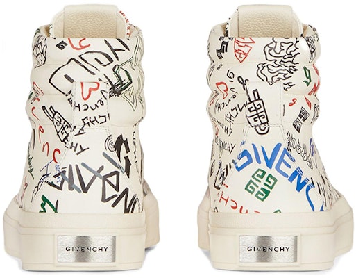 지방시 시티 하이 '화이트 스크리블' (Givenchy City High '화이트 스크리블') BH005LH19F-960 Purchase 지방시 시티 하이 '화이트 스크리블' (Givenchy City High '화이트 스크리블') BH005LH19F-960