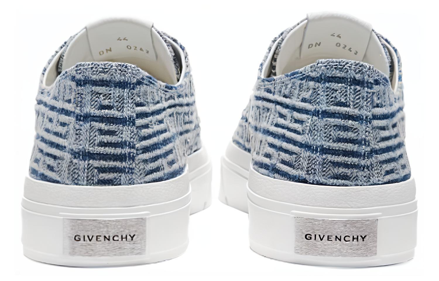 Shop Givenchy City Low '4G - Denim' Zapatillas BH006DH18M-457