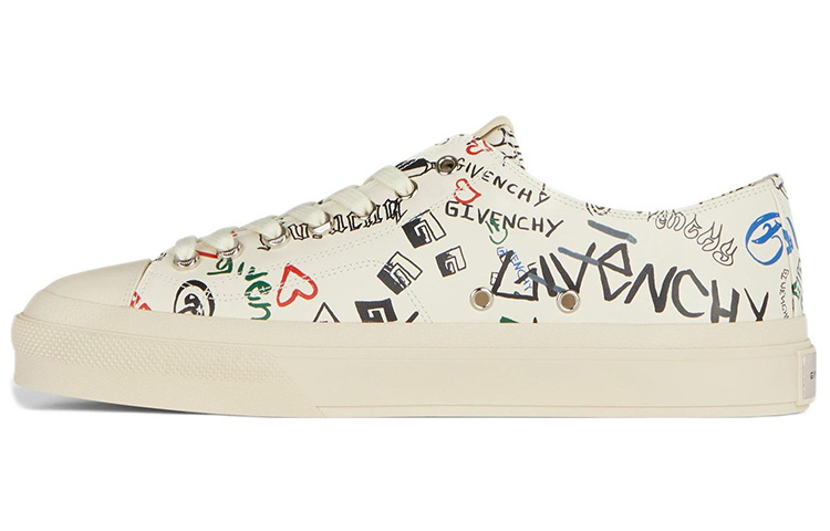 Givenchy City Printed Leather Low 'Scribbled'