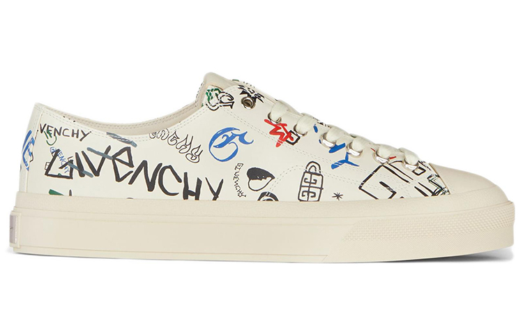Givenchy City Printed Leather Low 'Scribbled' 圖 2