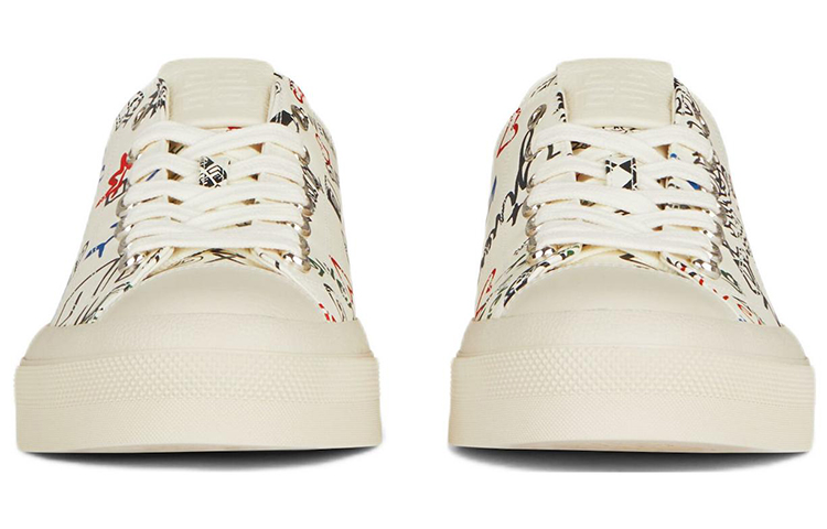 Givenchy City Printed Leather Low 'Scribbled' 圖 4