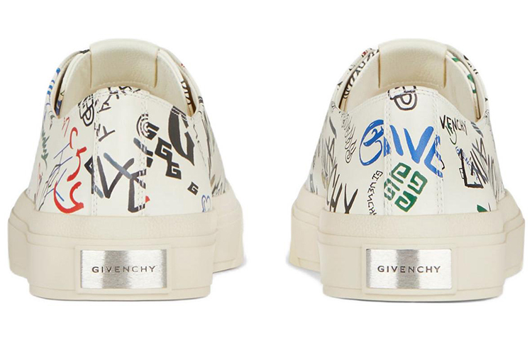 Givenchy City Printed Leather Low 'Scribbled' 圖 5