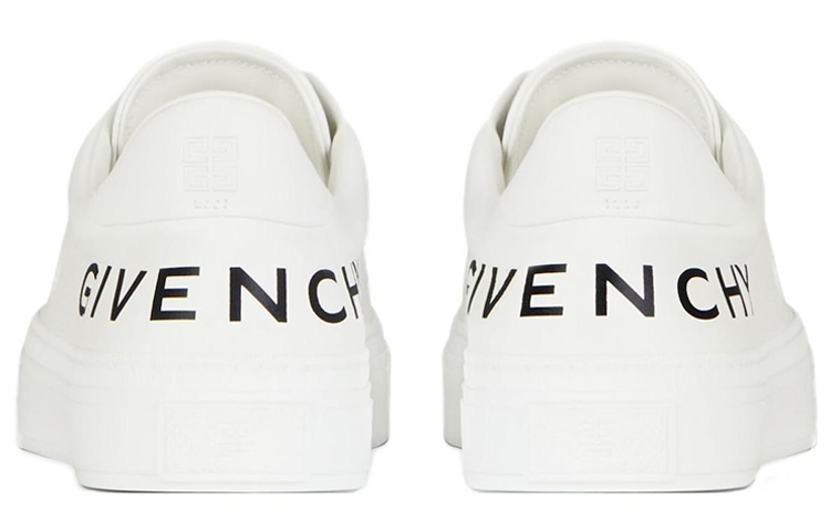 Purchase 紀梵希 Givenchy City 牛皮系帶低幫時尚板鞋 男款 白色