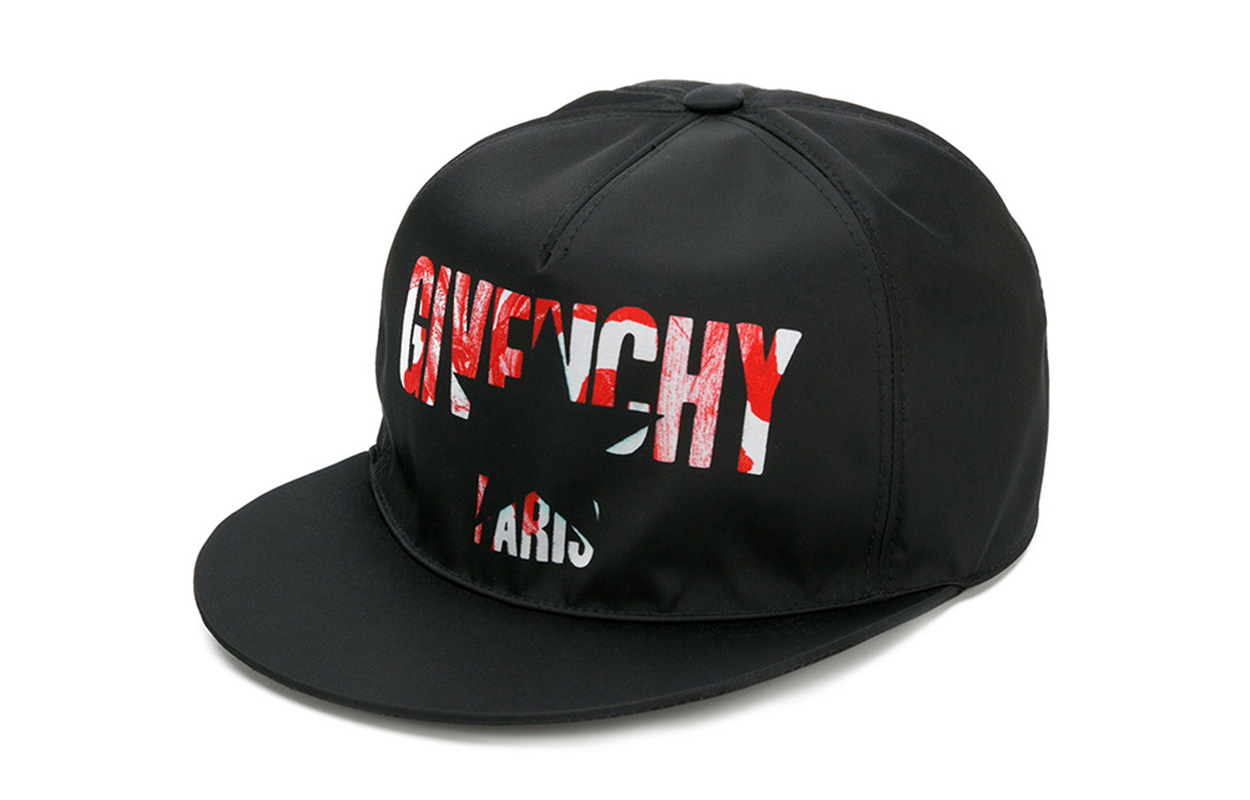 Givenchy Classic Burning Letter Star Baseball Cap Black BPZ001K069-009