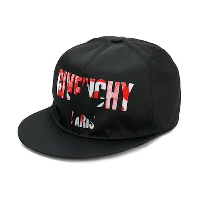 Givenchy Classic Burning Letter Star Baseball Cap Black BPZ001K069-009