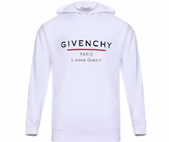 Order GIVENCHY Hoodie Logo Klasik Putih Sweatshirt BMJ05430AF-100