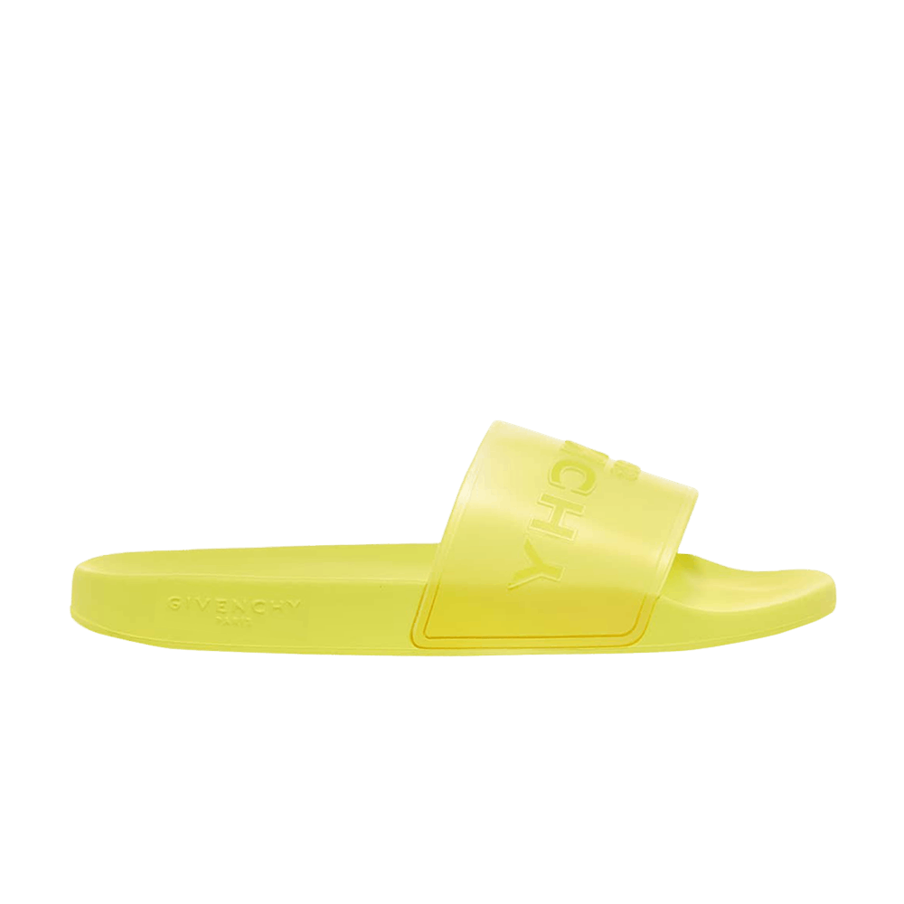 Buy Givenchy Sandalias Logo Transparente 'Amarillo Flúor' BH300HH0PV-734