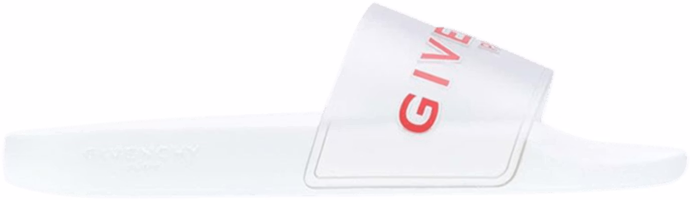 紀梵希 透明標誌拖鞋 '半透明 - 白紅' BH300HH0PU-112 Buy 紀梵希 透明標誌拖鞋 '半透明 - 白紅' BH300HH0PU-112