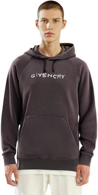 ジバンシィ ダスティグレー 刺繍ロゴ入りダメージ加工フーディ BMJ02630AF-025 Shop ジバンシィ ダスティグレー 刺繍ロゴ入りダメージ加工フーディ BMJ02630AF-025