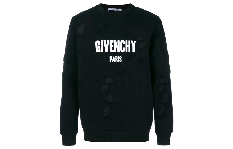 Givenchy Distressed Hoodie Black 17S7348653-001