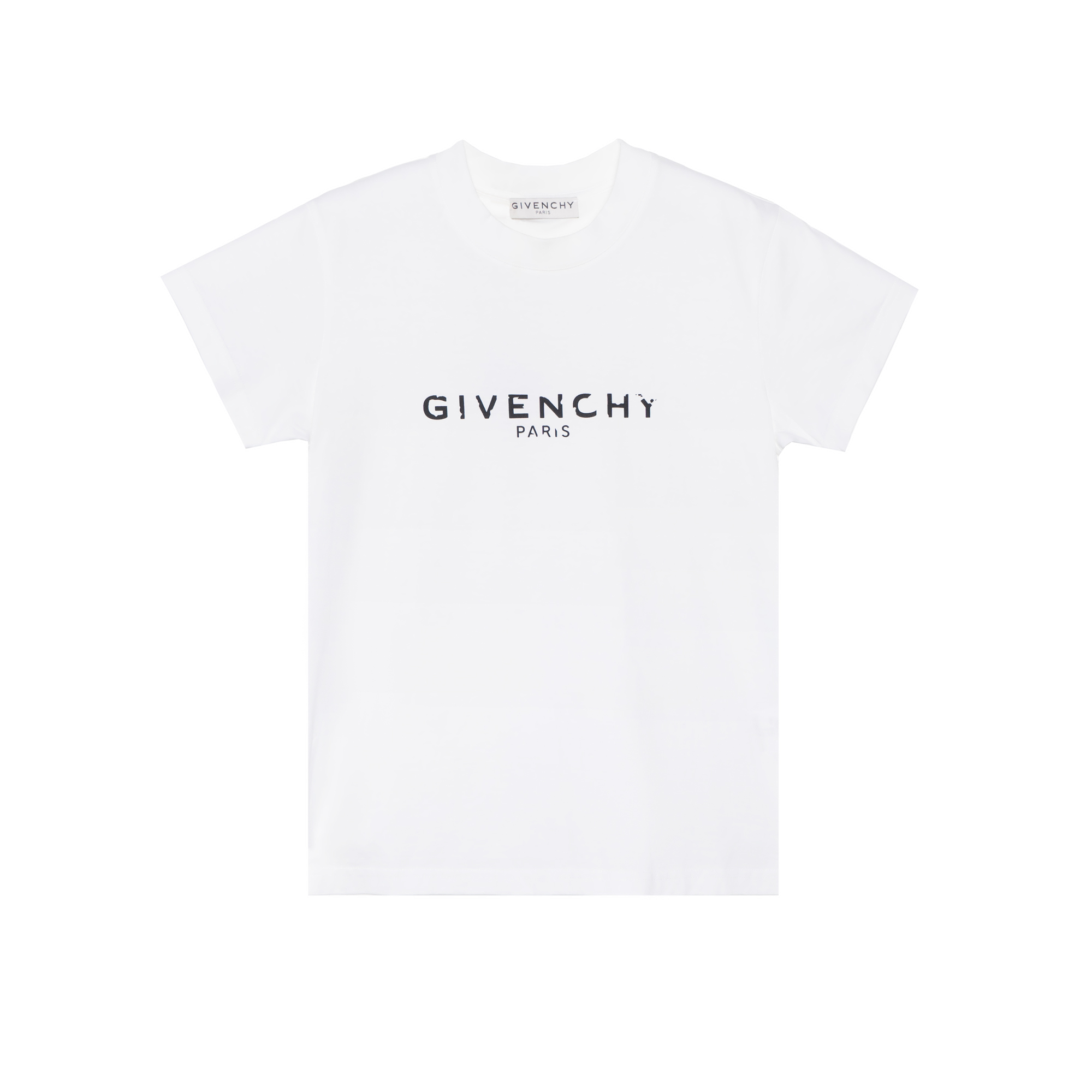 GIVENCHY Distressed Logo Oversized Unisex T-shirt White BM70KC3002-100 圖 2