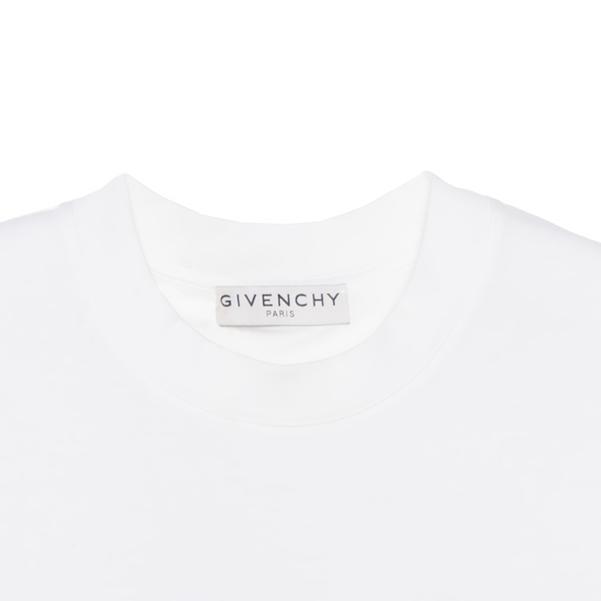 GIVENCHY Distressed Logo Oversized Unisex T-shirt White BM70KC3002-100 圖 7